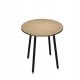 Tavolo alto tondo Ø100xH105cm Nero/Rovere Skinny Metal