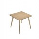 Scrivania 80x80xH74,4cm Rovere/Rovere Woody