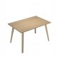 Scrivania 120x80xH74,4cm Rovere/Rovere Woody