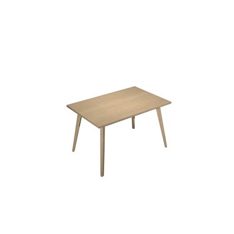 Scrivania 120x80xH74,4cm Rovere/Rovere Woody