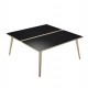 Scrivania a 2 postazioni contrap. 120x166cm Rovere/Nero venato Woody