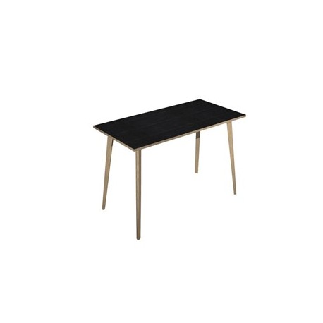 Tavolo alto 160x80xH105cm Rovere/Nero venato Woody