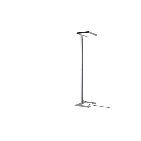 Lampada in metallo LUCTRA VITAWORK HCL da terra 12.000lm argento