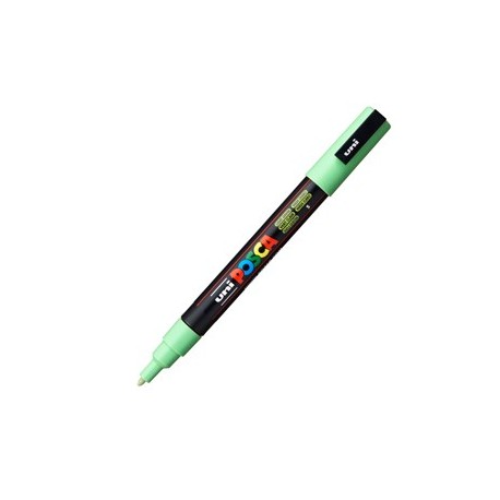 Marcatore UNI POSCA PC3M p.fine 0,9-1,3mm verde chiaro UNI MITSUBISHI