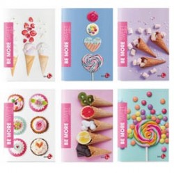 Maxiquaderno A4 36fg+2 100gr rigo di 1a SWEET Be More Special 2022 BM