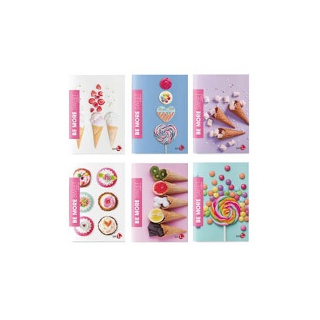 Maxiquaderno A4 36fg+2 100gr rigo di 1a SWEET Be More Special 2022 BM