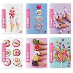 Maxiquaderno A4 36fg+2 100gr 1 rigo c/margine SWEET Be More Special 2022 BM