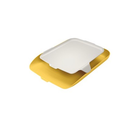 Vaschetta portacorrispondenza con vassoio Organizer Giallo Cosy Leitz