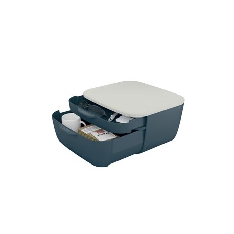 Cassettiera 2 scomparti grigio Cosy Leitz