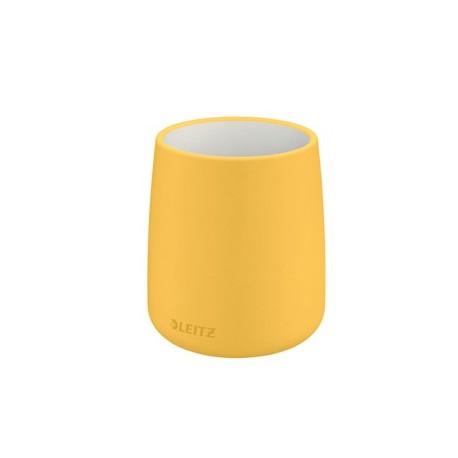 Porta penne in ceramica Giallo Cosy Leitz