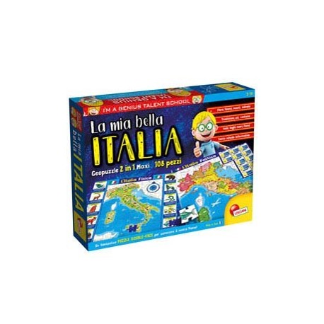 Geopuzzle "La mia bella Italia" I'm a Genius Lisciani
