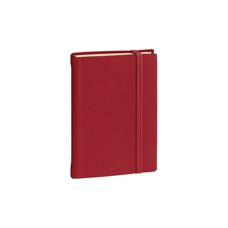 Agenda settimanale Ministro Prestige 16x24cm Silk bordeaux 2024 Quo Vadis