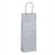 20 shoppers carta biokraft 14X9X38cm portabottiglie argento