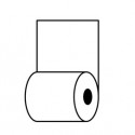 Rotolo carta termica BPA free 70gr neutra 59,5mmx85mt Ø90mm distr.self service