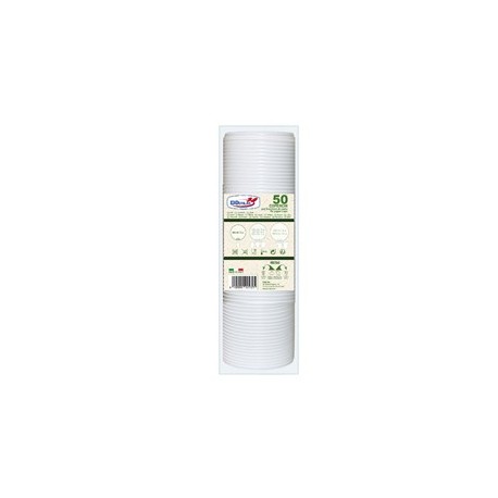 50 Coperchi PS per bicchieri carta da 100ml Dopla art.28097