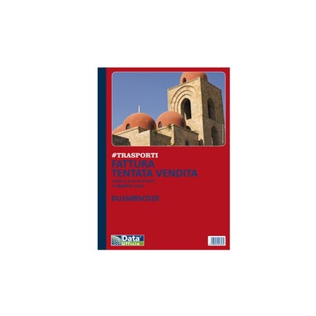 Blocco fattura tentata vendita A4 50x2 autoric. DU16085CD20