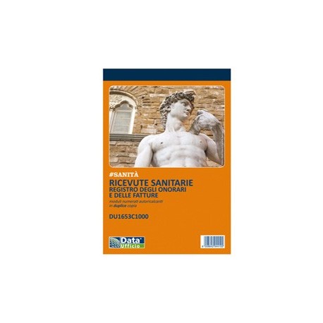 Blocco ricevute sanitarie numerate 100x2 autoric. DU1653C1000