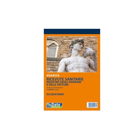 Blocco ricevute sanitarie 50x2 autorical. 21,5x14,8cm DU165470000