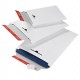 Busta a sacco in cartone bianco C4 235x310x30mm con chiusura autoadesiva