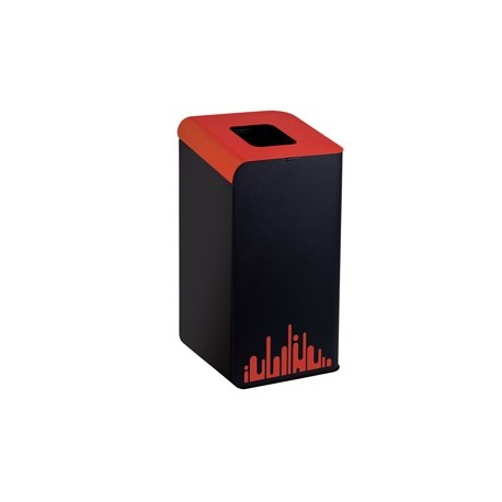 Gettacarte Rubik Evo Rosso 80Lt per raccolta differenziata