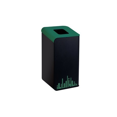 Gettacarte Rubik Evo Verde 80Lt per raccolta differenziata