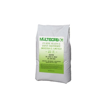 6,5kg Polvere assorbente vegetale universale ignifuga