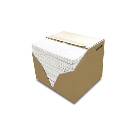 Confezione da 200 panni assorbenti per Oli ed Idrocarburi 41x46cm