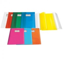 Coprimaxi PVC goffrato trasparente Emysilk c/alette 21x30cm fucsia RiPlast