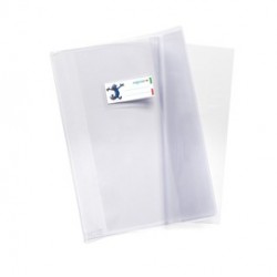 Coprimaxi pvc 200mic supercristallo neutro c/alette 21x30cm Riplast