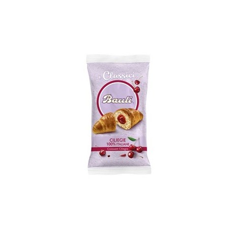 Confezione da 10 cornetti con farcitura di ciliegia Bauli