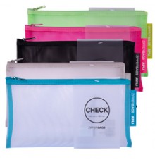 Astuccio zip in nylon 23x13cm colori assortiti Apli