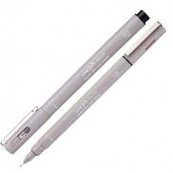 Pin fineliner grigio chiaro punta 0.1mm Uni Mitsubishi