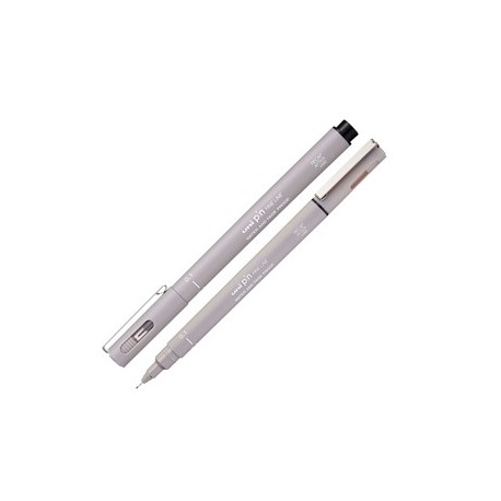 Pin fineliner grigio chiaro punta 0.1mm Uni Mitsubishi