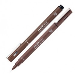Pin fineliner seppia punta 0.1mm Uni Mitsubishi