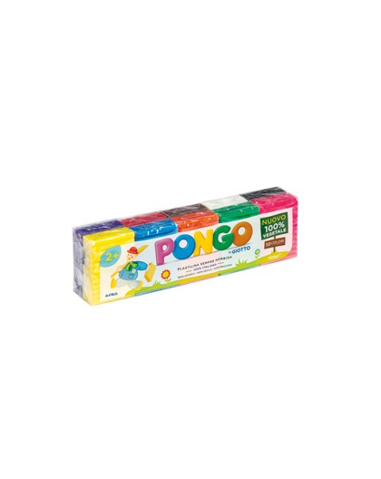 10 panetti Pasta Pongo 50gr colori assortiti Giotto