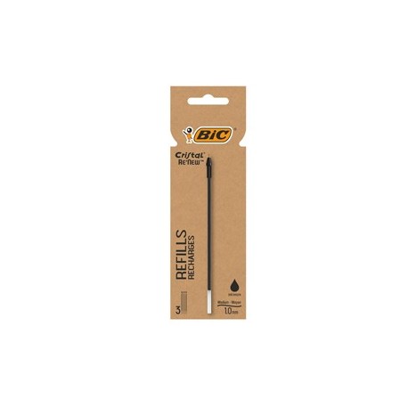 Blister 3 refill Cristal® Re'New 1mm nero BIC®