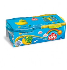 Set 2 barattoli DidO' 100gr giallo - azzurro glitter