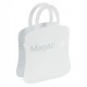 Portariviste Shopper in acciaio verniciato bianco