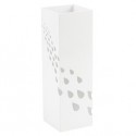 Portaombrelli in metallo verniciato fantasia gocce bianco