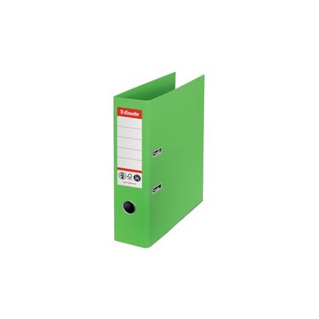 Registratore a leva Dorso 75mm verde CO2 neutral Esselte