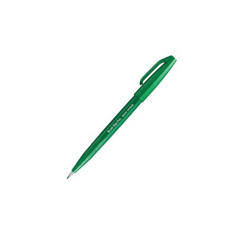 Sign Pen Brush verde Pentel