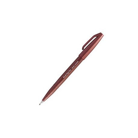 Sign Pen Brush marrone Pentel