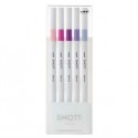 Astuccio 5 fineliner EMOTT tratto 0.4mm colori ass. Floral Uni Mitsubishi