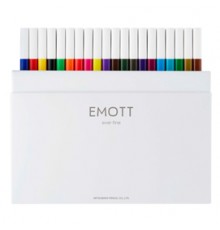 Astuccio 40 fineliner EMOTT tratto 0.4mm colori assortiti Uni Mitsubishi