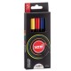 Astuccio 5 marcatore Uni Posca Pen PC1M p. extra fine 0.7mm col.ass. metal UNI