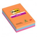 Cf. 3pz blocco 90fg. Post-it® Super Sticky RIGHE 101x152mm 4690-3SS-BOOS Boost