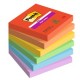 Cf. 6pz blocco 90foglietti Post-it® Super Sticky 76x76mm 654-6SS-PLAY Playful