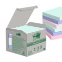 Cf. 6pz blocco 100fg. Post-it® Notes Green 76x76mm 654-1GB NATURAL