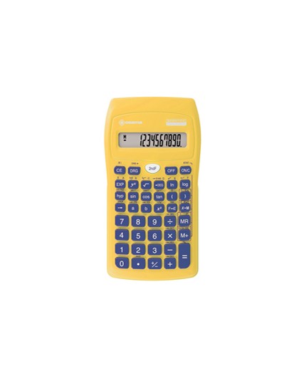 Calcolatrice scientifica OS 134/10 BeColor giallo con tasti blu Osama