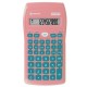 Calcolatrice scientifica OS 134/10 BeColor rosa chiaro tasti petrolio Osama